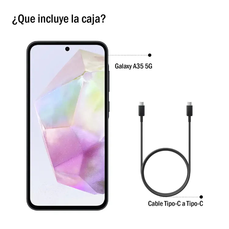 Celular Samsung Galaxy A35 5G 256Gb Dual Sim, Color Azul Oscuro