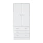 Closet Pilic, Blanco Duqueza, tres cajones con gran capacidad de almacenamiento ZF