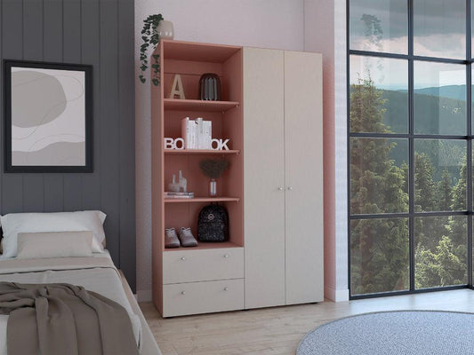 Closet Mokat, Arupo y Toquilla, con dos puertas abatibles