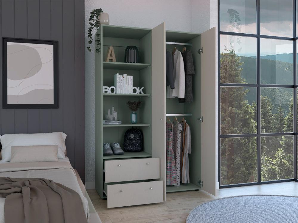 Closet Mokat, Agave y Toquilla, con dos puertas abatibles