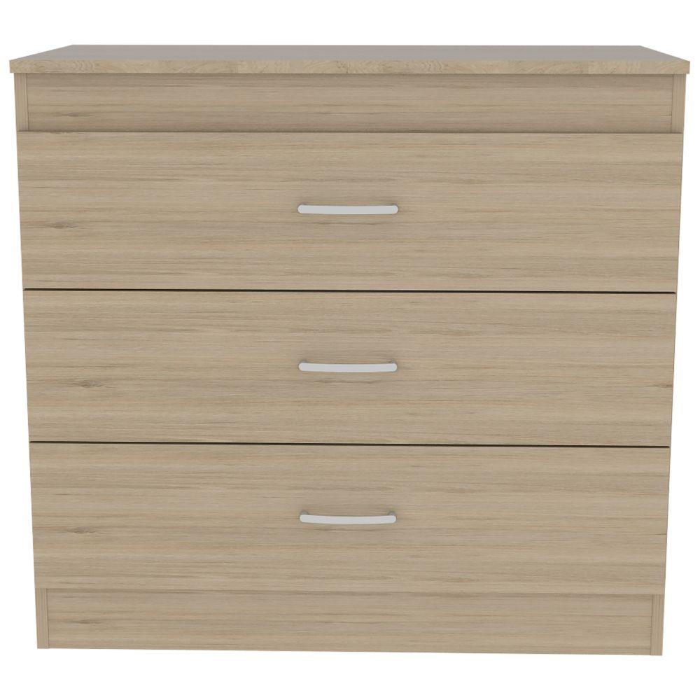 Organizador Galileo, Beige y Blanco, con Tres Cajoneras Ud