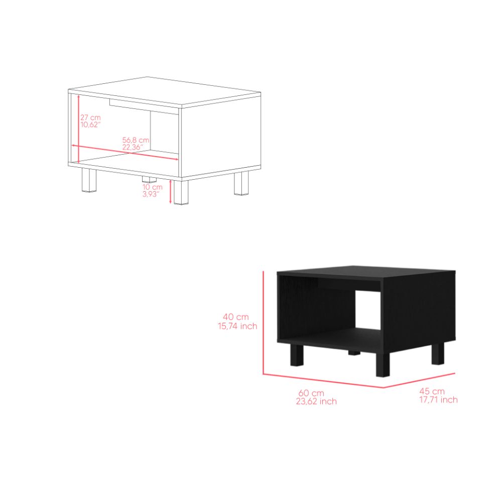 Combo para Sala Pity, Wengue, Incluye Mesa para TV 65" y Mesa de Centro ZF