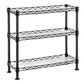 Mueble Auxiliar de Cocina Shelves, Negro, de Tres niveles