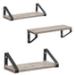 Set de 3 Repisas Shelf, Marrón Rustico