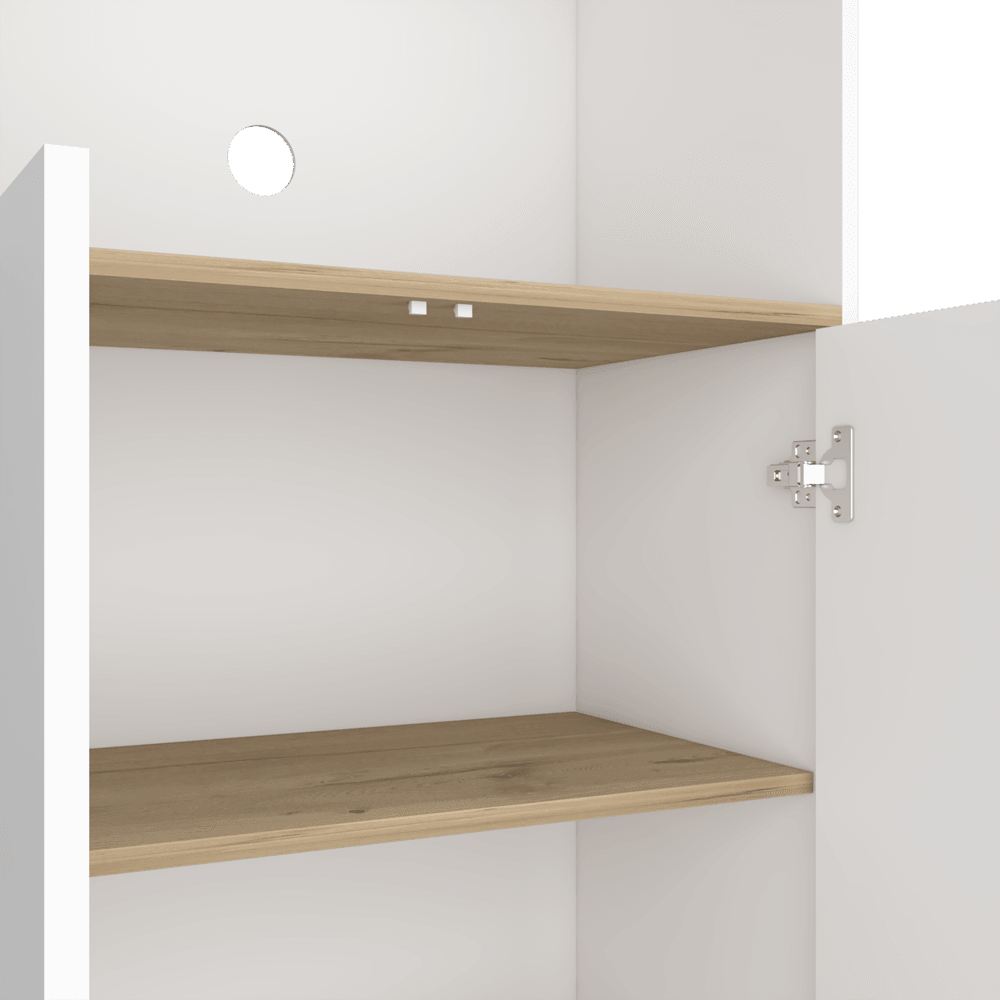 Mueble Auxiliar Lirio, Zabedra, con Espacio Para Microondas ZF