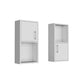 Gabinete de Baño Aqua, Blanco, con Puerta Abatible X2 ZF