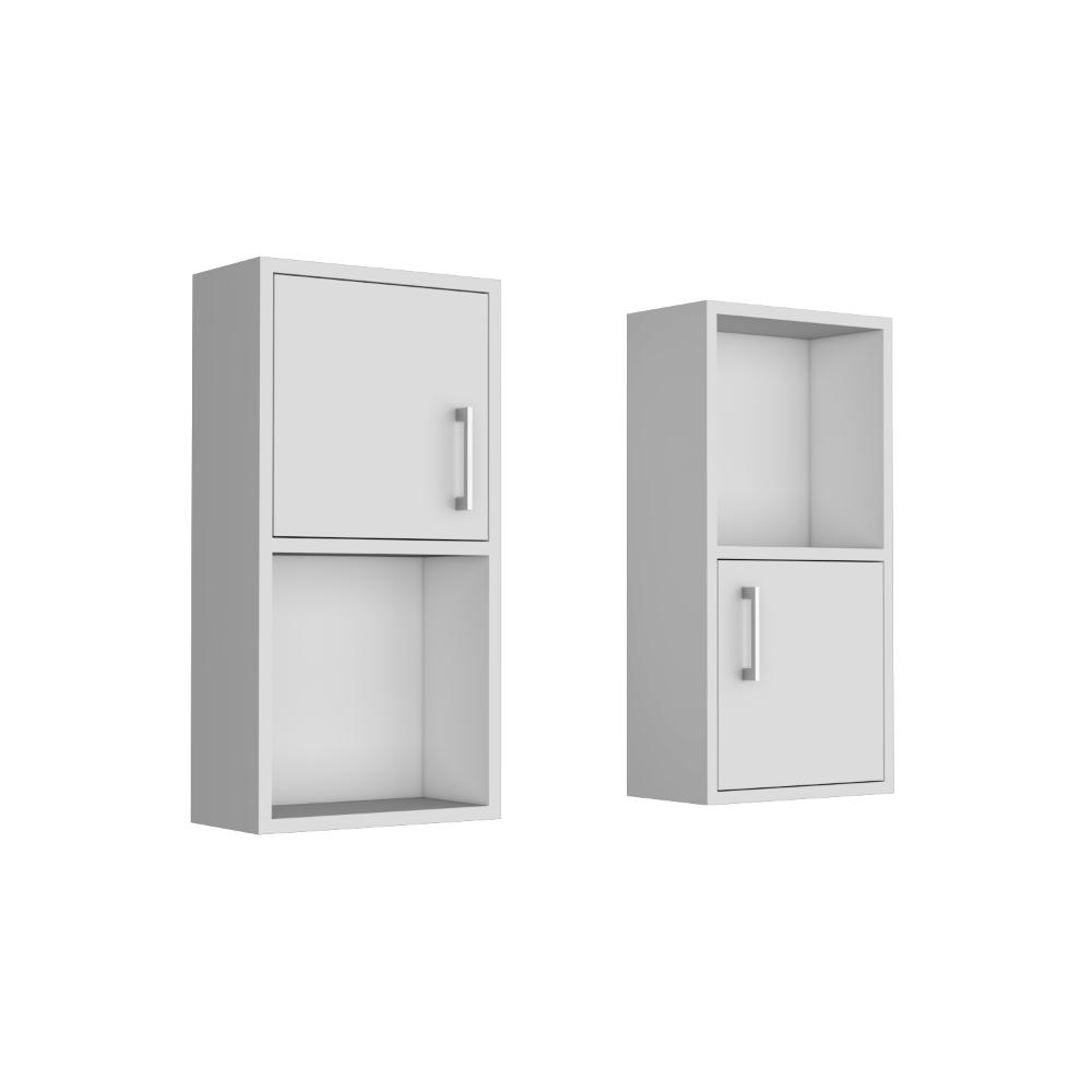 Gabinete de Baño Aqua, Blanco, con Puerta Abatible X2 ZF