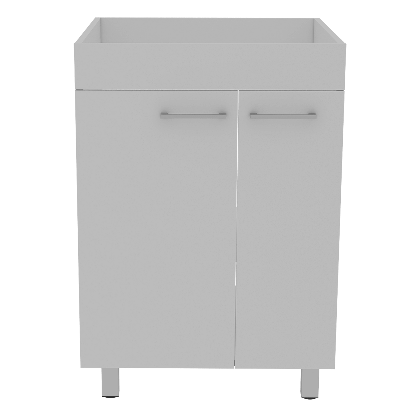 Mueble de Aseo Binil, Blanco, Dos Puertas con Espacio Inferior Multiusos