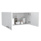 Mueble Sobre Campana Delfi, Blanco, con Dos Puertas Batientes