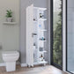 Mueble Auxiliar de Baño Crovic, Blanco, con puerta abatible ZF