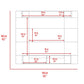 Panel de Tv Chares, Plata Oscuro y Macadamia, con Espacio Para Televisor de Hasta 55 Pulgadas
