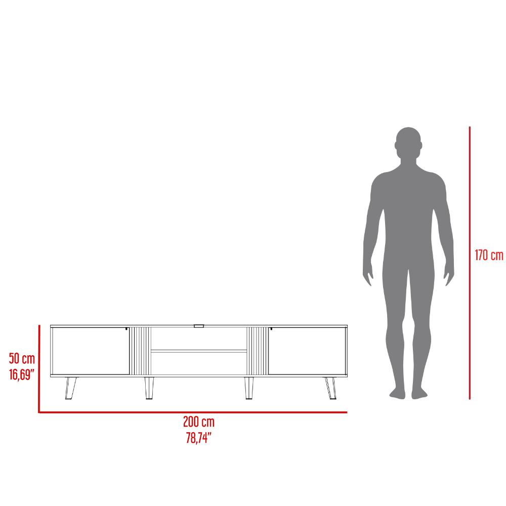 Mesa Para TV Shaw, Fresno y Capri, Para Televisor de 75 Pulgadas