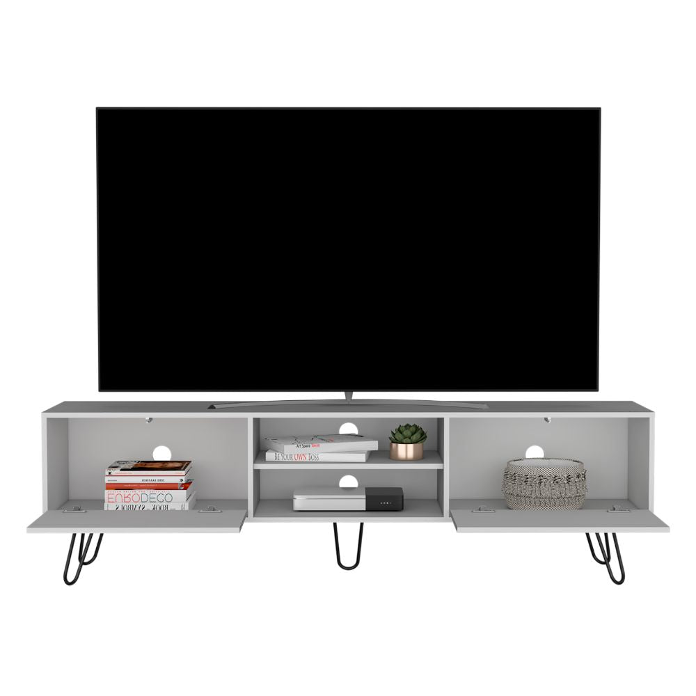 Mesa Para Tv Lara, Blanco, Para Televisor de 70 Pulgadas  ZF