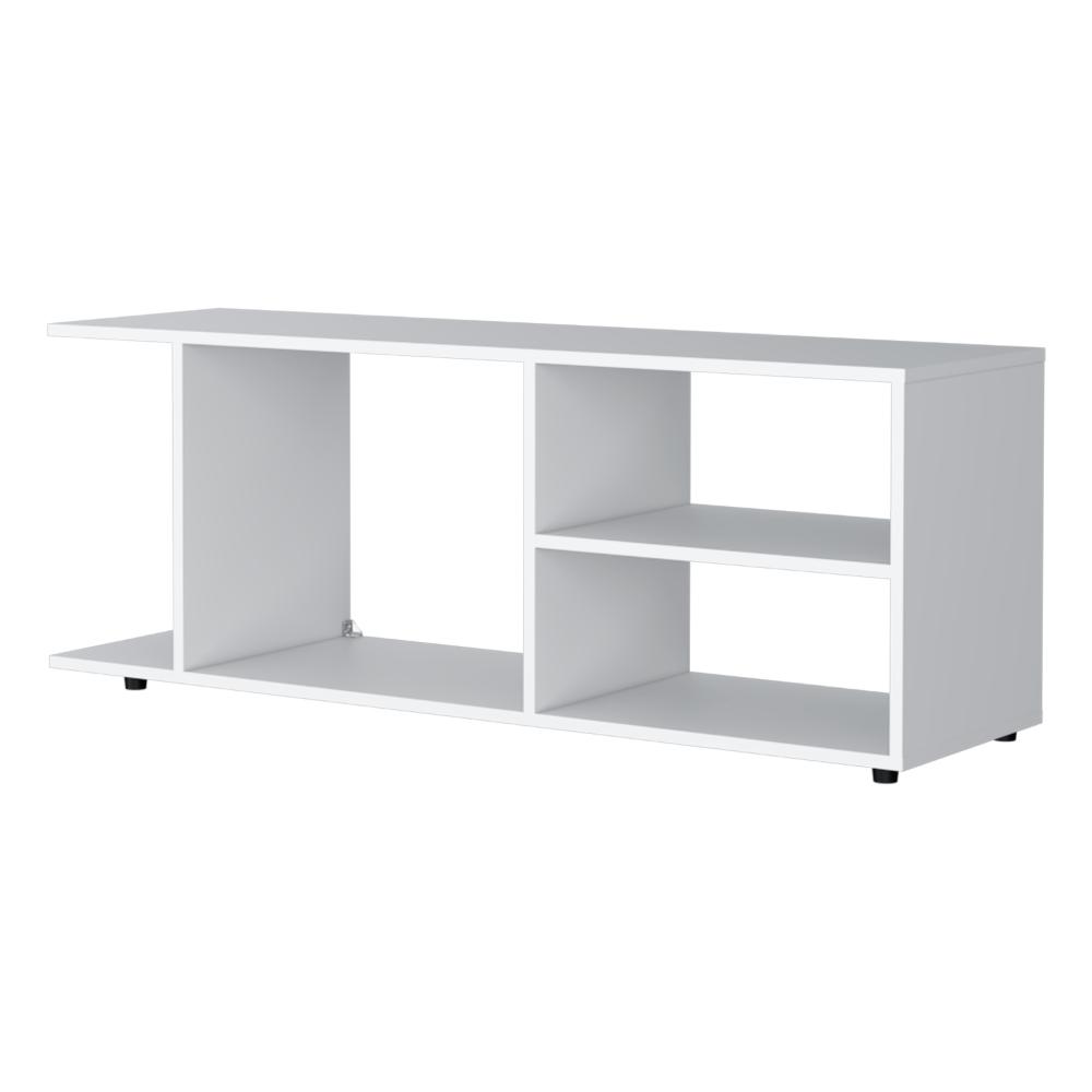 Mesa para TV Wood, Blanco Marquez, Para Televisor Hasta 70 Pulgadas ZF