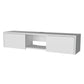 Mesa Para Tv Flotante Gleid, Blanco, con Dos Puertas Abatibles ZF