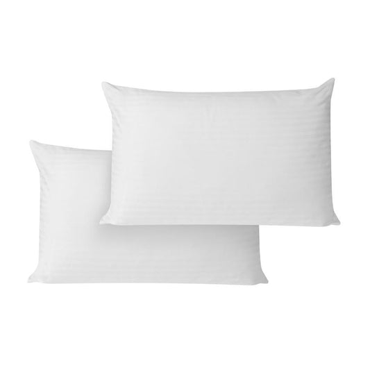 Set 2 Almohadas Hogar Funda Blanca 60x45 Tuacol