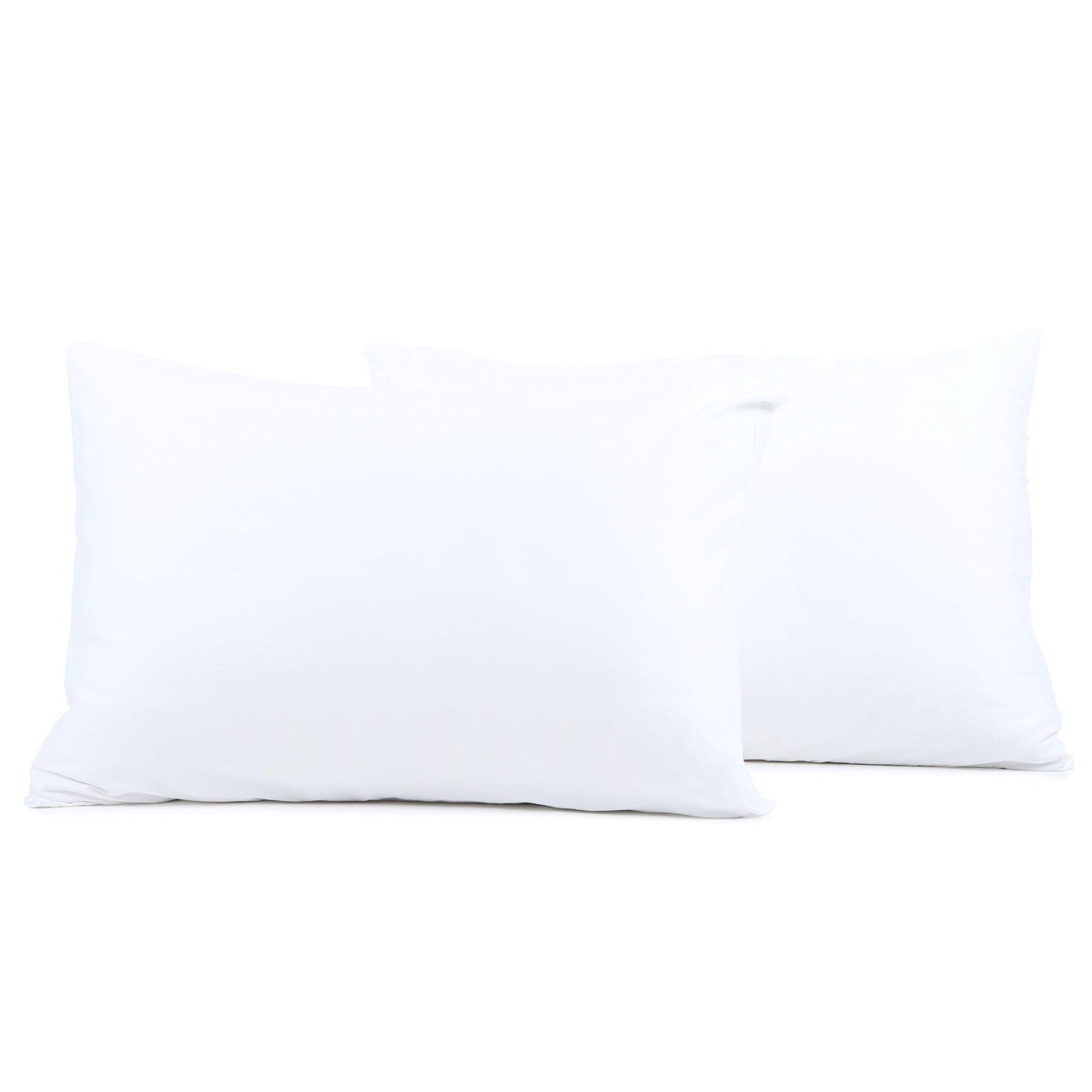 Set 2 Almohadas Tipo Hotelera Funda Blanca 70x50 Tuacol