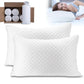 Set 2 Almohadas Premium Alta Gama Acolchadas 70x50 Tuacol