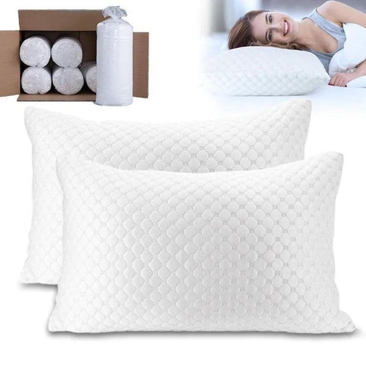 Set 2 Almohadas Premium Alta Gama Acolchadas 70x50 Tuacol