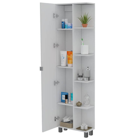 Mueble Esquinero Zendaya color Blanco para Baño.