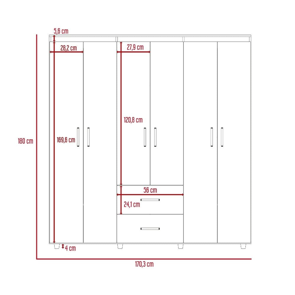 Combo Ficus, incluye Mesa para TV y Closet.