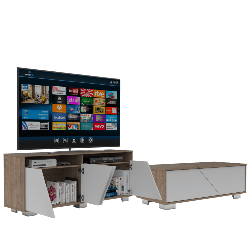 Combo para Sala Baruk, incluye Mesa TV y Mesa de Centro.