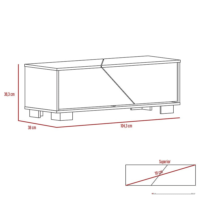 Combo para Sala Baruk, incluye Mesa TV y Mesa de Centro.