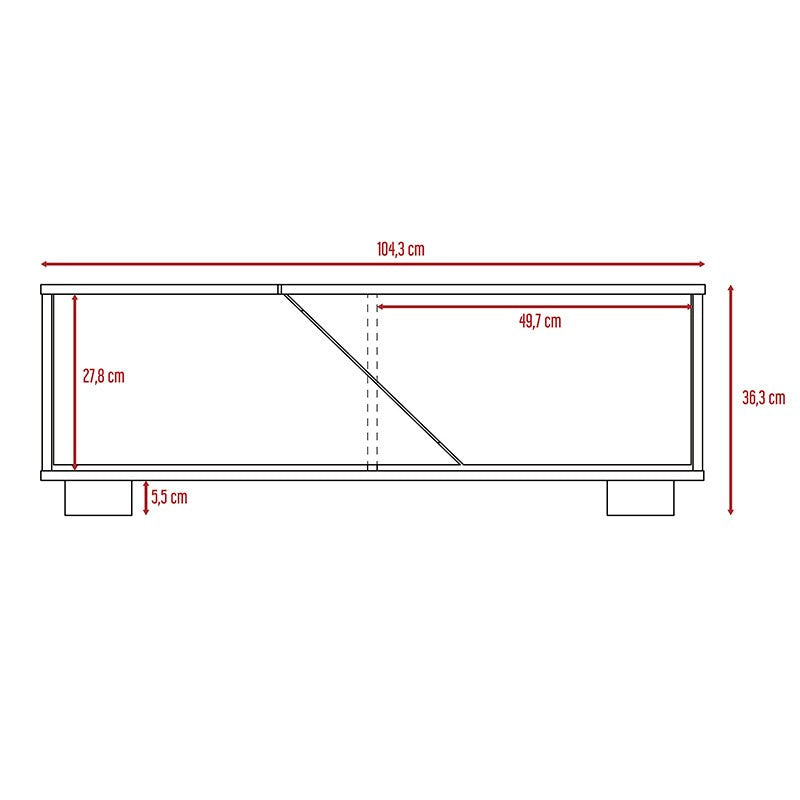 Combo para Sala Baruk, incluye Mesa TV y Mesa de Centro.