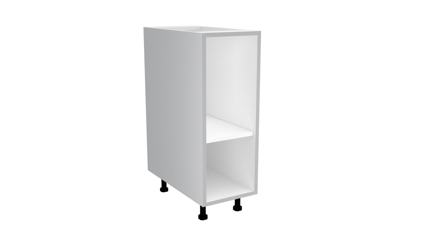 Mueble Para Cocina Zeta, Blanco, con entrepaño para objetos de aseo