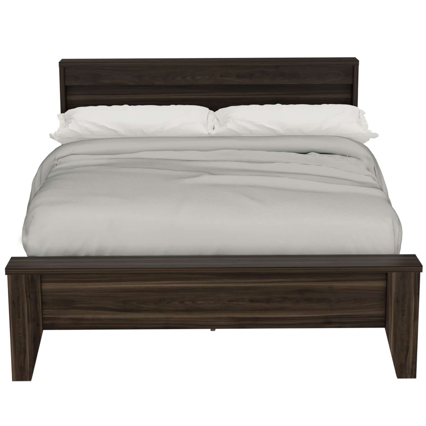 Cama Doble Bursa, Caoba, incluye tendido de tablas