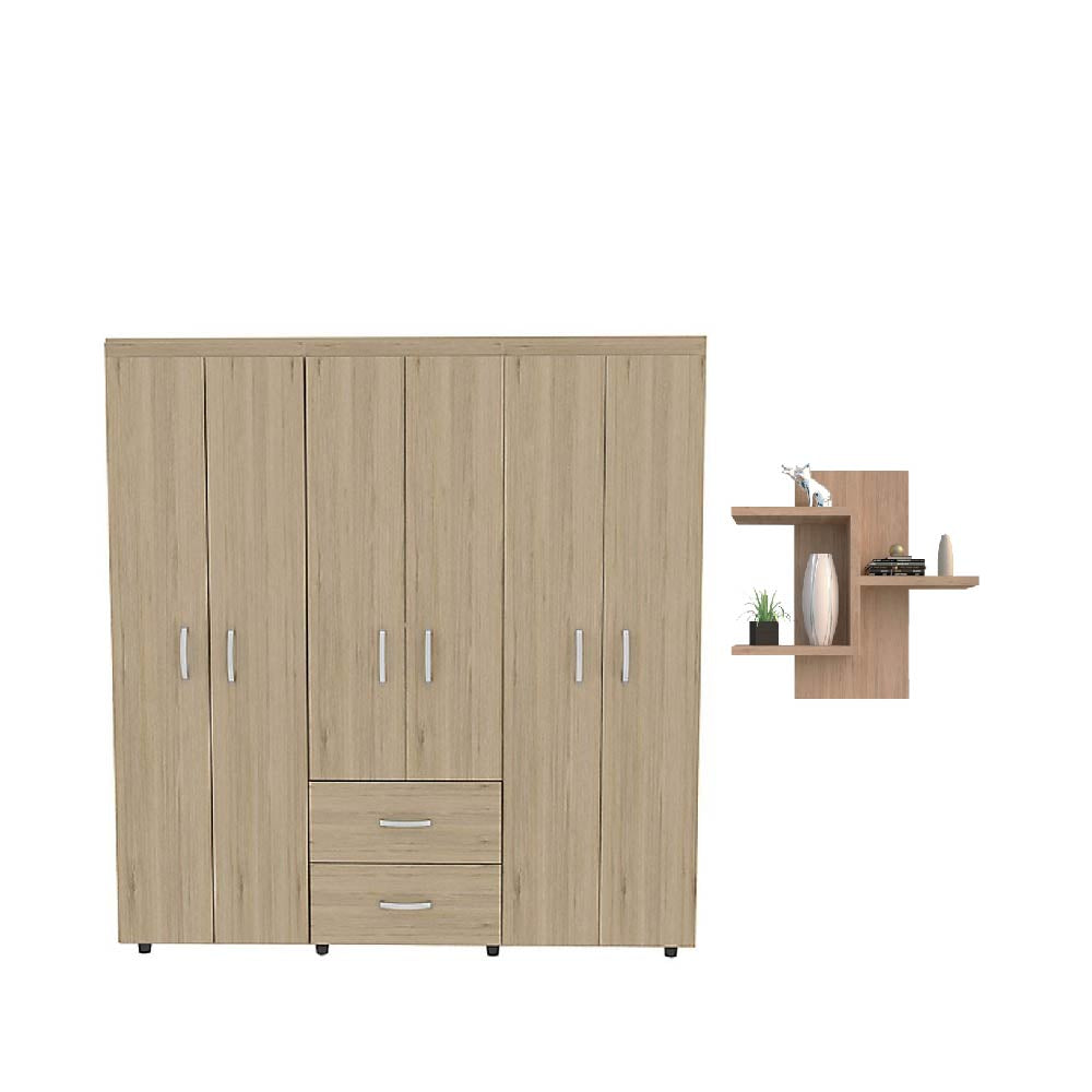 Combo para Habitación Orizaba, Incluye Closet y Repisa.