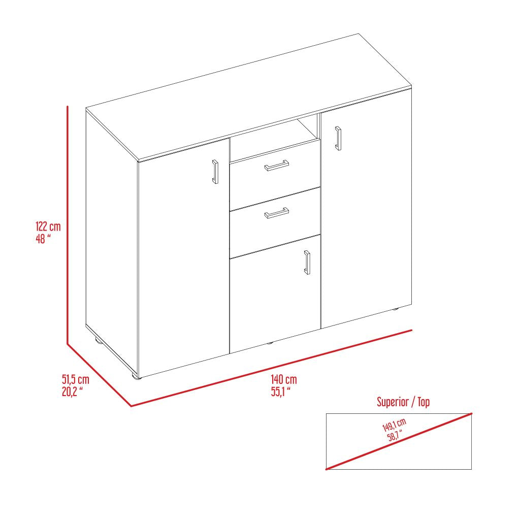 Closet Matrix, Wengue, ideal para espacio reducidos