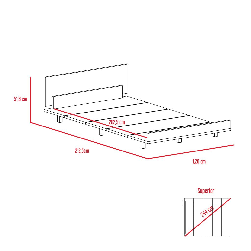 Combo para Habitación Alpha, incluye Cama sencilla y Colchón.