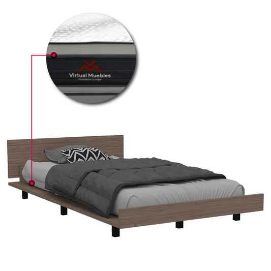 Combo para Habitación Alpha, incluye Cama sencilla y Colchón.