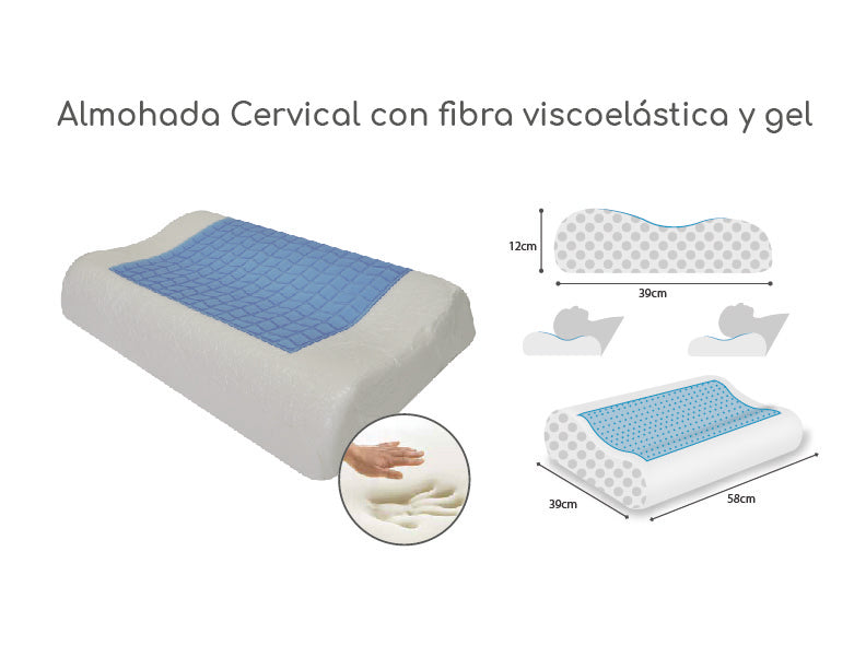 Almohada Visco Cervical Gel