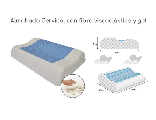 Almohada Visco Cervical Gel