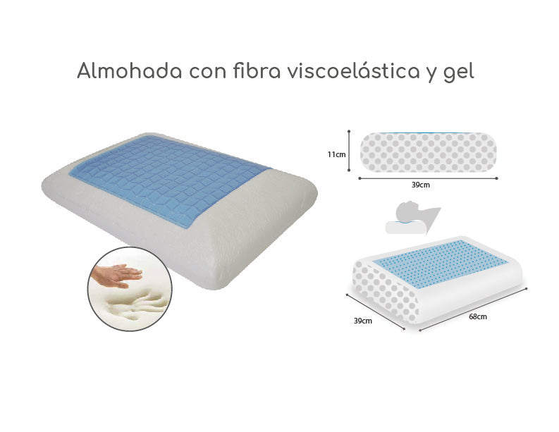 Almohada Visco Tradicional Gel