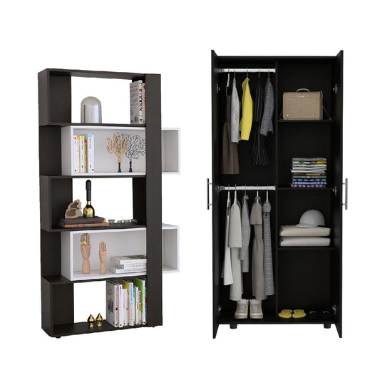 Combo para Habitación Imperia, incluye Biblioteca y Closet.