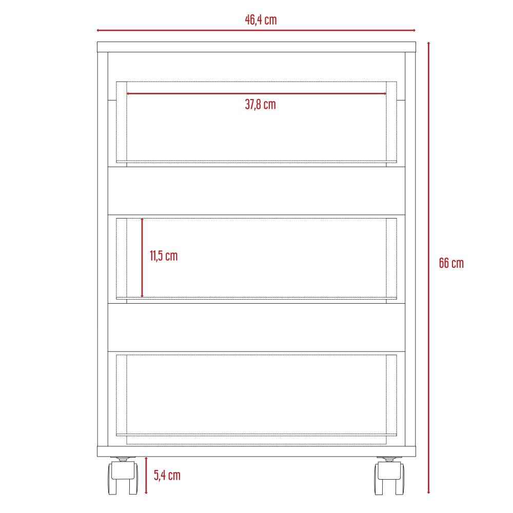 Organizador Kova color Blanco para Habitación.