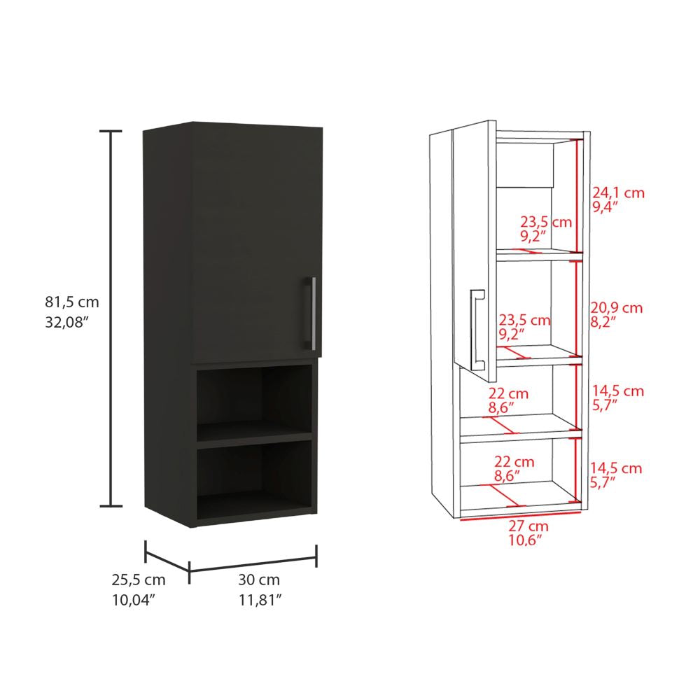 Gabinete de Baño Apolis color Wengue .