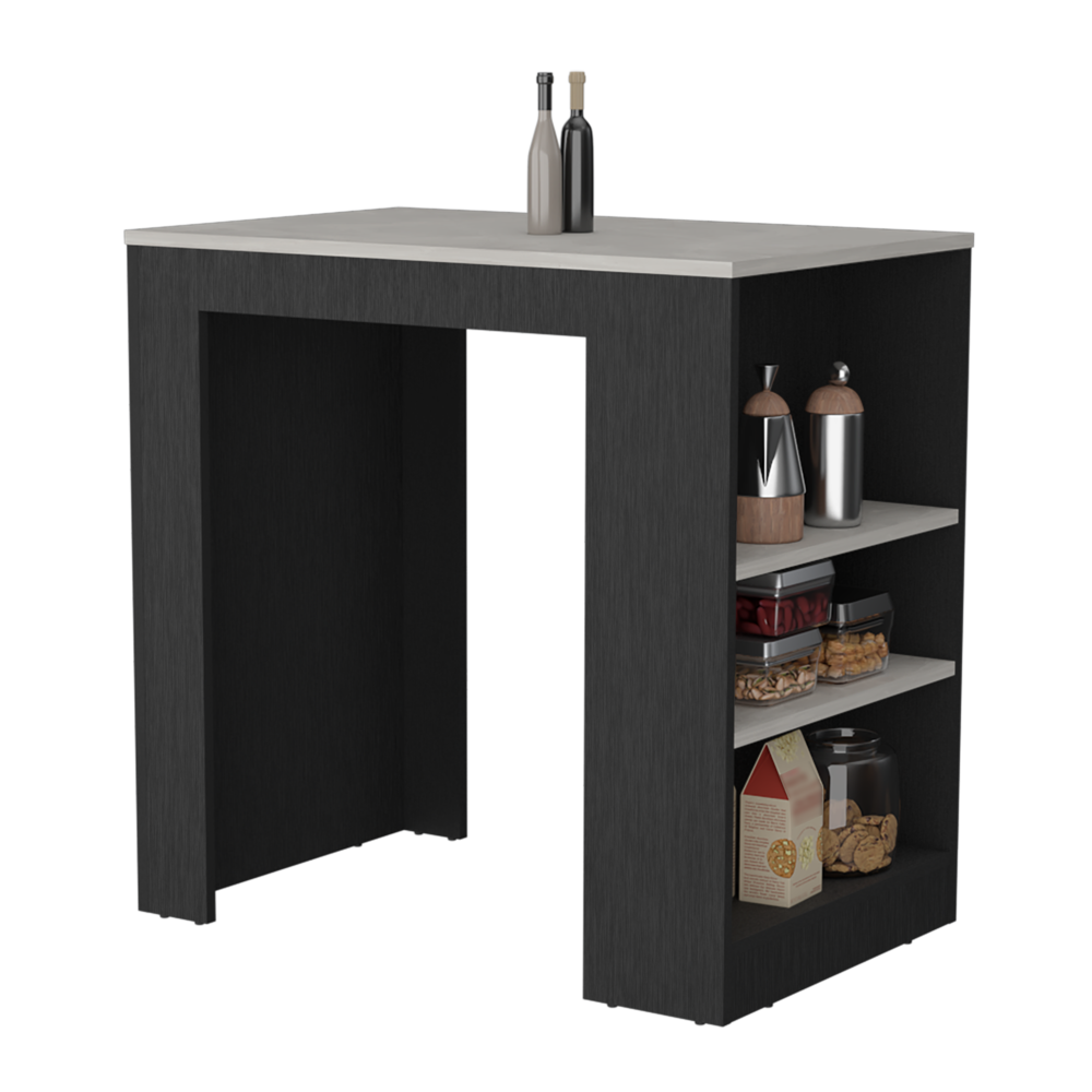 Barra de Cocina Victory, wengue, con Rodachines ZF