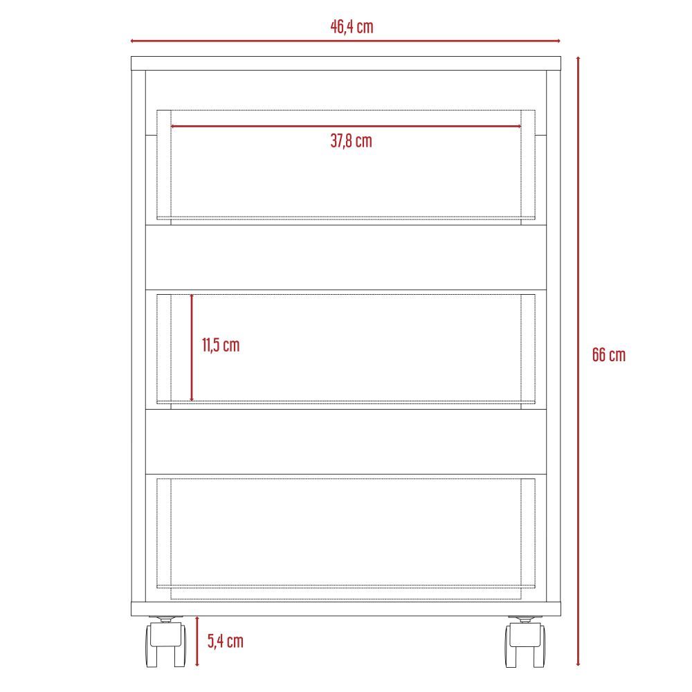 Organizador Kova color Blanco para Habitación.