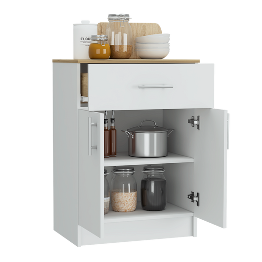 Organizador Multiusos Deneb color Blanco y Café claro para Habitación.