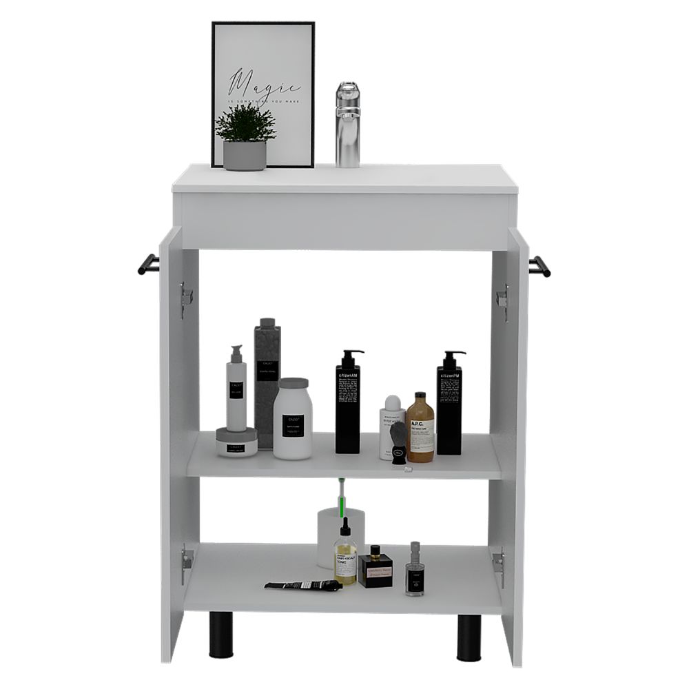 Mueble Lavamanos Anney color Blanco Nevado para Baño.