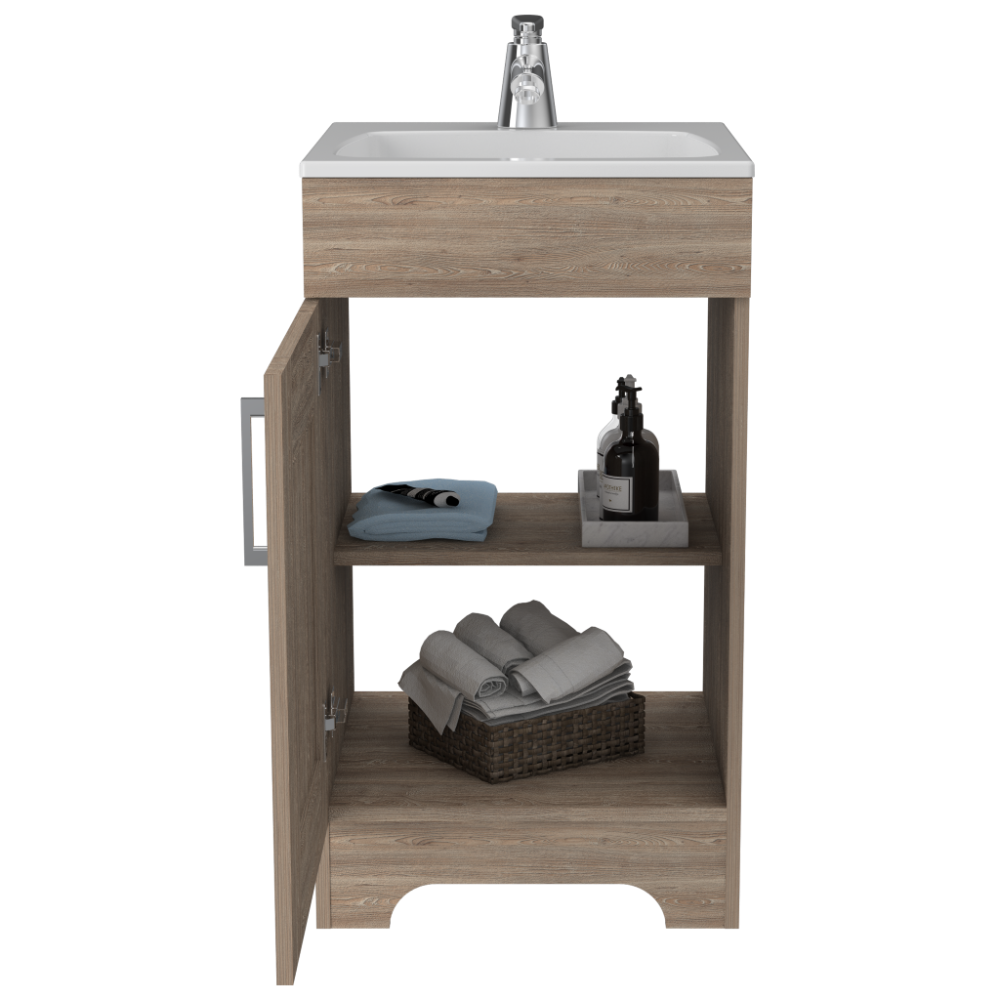 Mueble Lavamanos Apolis color Miel para Baño.