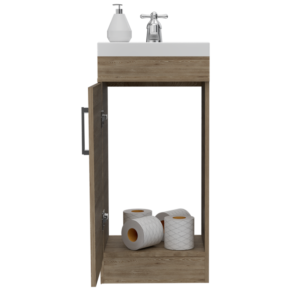 Mueble Lavamanos Oporto color Miel para Baño.