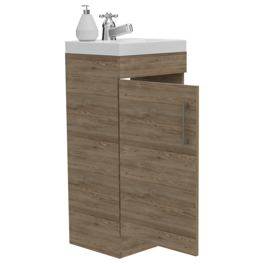 Mueble Lavamanos Oporto color Miel para Baño.