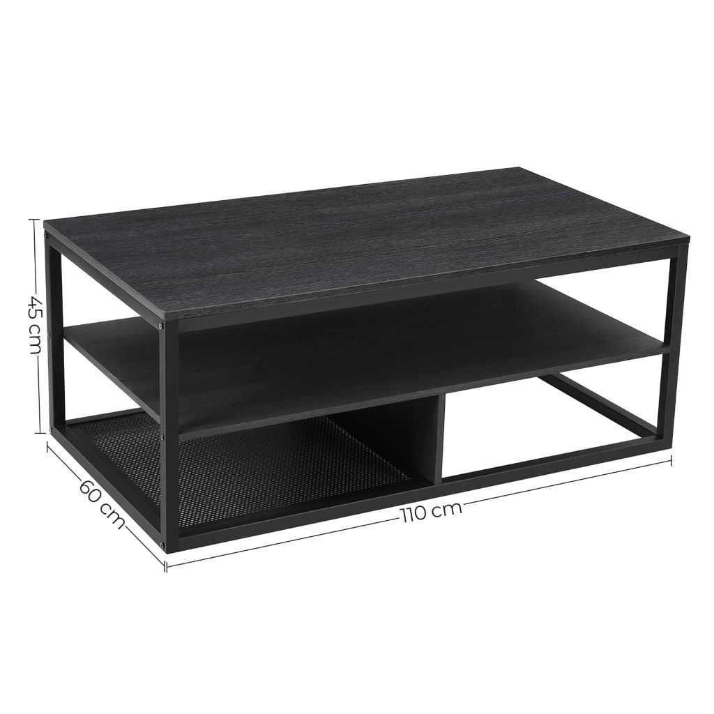 Mesa de Centro Desty color Negro para Sala.