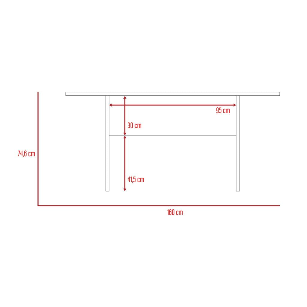 Comedor Ascher, Wengue, para cuatro puestos