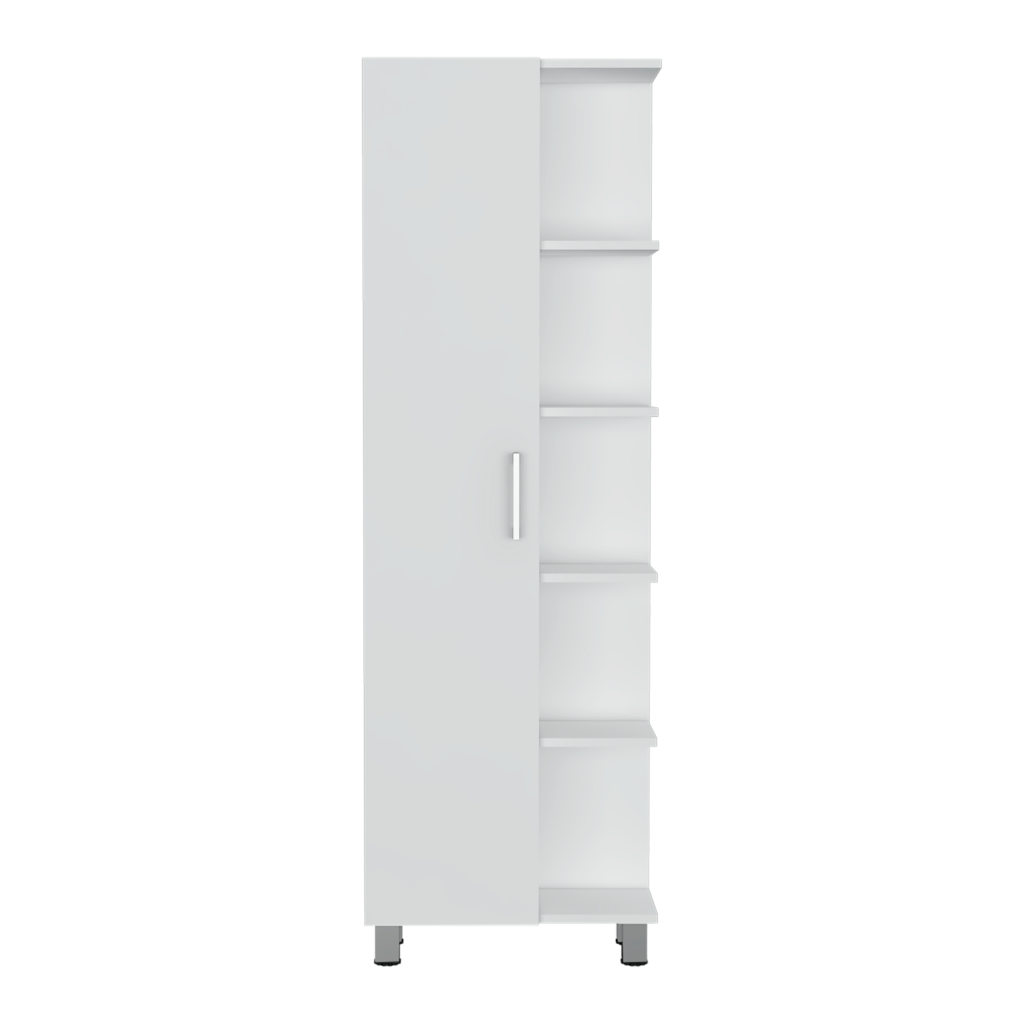 Mueble Esquinero Delhi color Blanco para Baño.